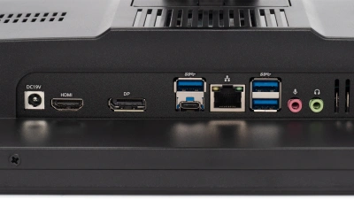 Моноблок Digma Pro Vision 23.8" Full HD Ryzen 7 7735U (2.7) 16Gb SSD512Gb RGr CR Windows 11 Pro Eth WiFi BT 90W клавиатура мышь Cam черный 1920x1080