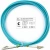 Патч-корд Cabeus FOP-50-LC-LC-3M 2x50/125 OM3 LC дуплекс-LC дуплекс 3м LSZH бирюзовый