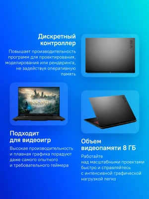 Ноутбук Asus TUF Gaming A18 FA808UP-S8051 Ryzen 7 260 32Gb SSD1Tb NVIDIA GeForce RTX 5070 8Gb 18" IPS FHD+ (1920x1200) без ОС grey WiFi BT Cam (90NR0NL1-M002U0)