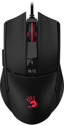 Мышь A4Tech Bloody L65 Max черный оптическая 12000dpi USB 6but (L65 MAX/STONE BLACK)