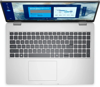 Ноутбук Dell Pro 16 PC16250 Core Ultra 5 235U 16Gb SSD512Gb Intel Graphics 16" IPS FHD+ (1920x1200) Linux silver WiFi BT Cam (PRO16-5653)