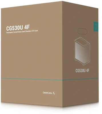 Корпус Deepcool CG530U 4F черный без БП ATX 6x120mm 4x140mm 2xUSB3.0 audio bott PSU