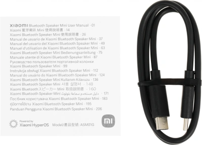 Колонка порт. Xiaomi Mini черный 6W 2.0 BT 10м 2000mAh (QBH4274GL)