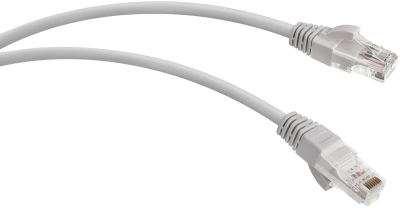 Патч-корд WRline WR-PC-RJ45-UTP-5E-10-GY UTP RJ-45 вил.-вилка RJ-45 кат.5E 10м серый LSZH (уп.:1шт)