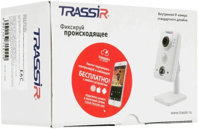 Камера видеонаблюдения IP Trassir TR-D7151IR1 2.8-2.8мм цв. корп.:белый