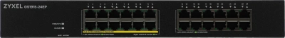 Коммутатор Zyxel GS1915-24EP-EU0101F (L2) 24x1Гбит/с 12PoE+ 130W управляемый