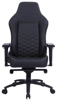 Кресло игровое Cactus CS-CHR-0112BL черный экокожа с подголов. крестов. сталь