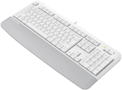 Клавиатура A4Tech Fstyler FK20 белый USB Multimedia (подставка для запястий) (FK20) кабель 1.5м