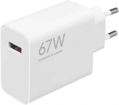 Сетевое зар./устр. Xiaomi 67W HyperCharge Power Adapter 67W 3.25A (PD) USB универсальное белый (BHR07SKEU)