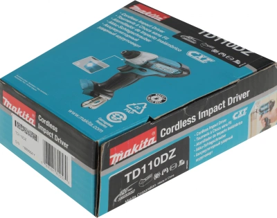Шуруповерт Makita TD110DZ аккум. патрон:шестигр.1/4"