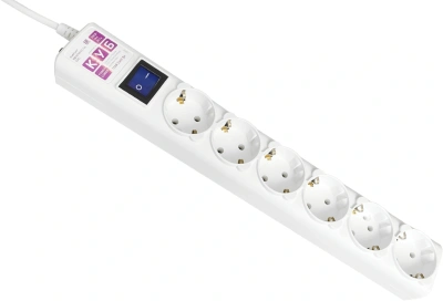 Сетевой фильтр Powercube SPG6-16-5M 5м (6 розеток) белый (коробка)