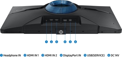 Монитор Samsung 27" Odyssey G4 S27BG400EI черный IPS LED 16:9 HDMI полуматовая HAS Piv 400cd 178гр/178гр 1920x1080 240Hz G-Sync FreeSync Premium DP FHD 5.3кг