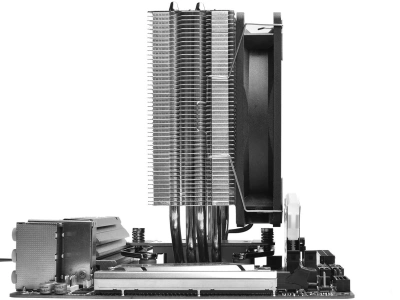 Устройство охлаждения(кулер) ID-Cooling SE-224K-I Soc-1200/1700/1851 серебристый/черный 4-pin 15.2-32.5dB Al+Cu 220W 810gr Bulk (SE-224K-I BULK)