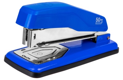 Степлер Deli E0414S/Blue 24/6 26/6 (25листов) синий 50скоб коробка