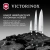 Набор ножей кухон. Victorinox Grand Maitre Chefs 7.7243.3 (7.7243.3) компл.:3предм. черный подар.коробка