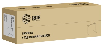 Подстолье Cactus CS-EDF-WT электропривод каркас белый 140x72x60см