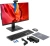 Моноблок Digma Pro Vision 23.8" Full HD Ryzen 3 5425U (2.7) 8Gb SSD256Gb RGr CR Windows 11 Pro Eth WiFi BT 90W клавиатура мышь Cam черный 1920x1080