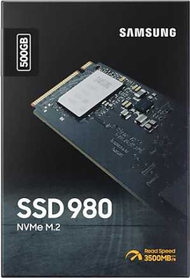 Накопитель SSD Samsung PCIe 3.0 x4 500GB MZ-V8V500BW 980 M.2 2280