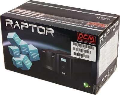 Источник бесперебойного питания Powercom Raptor RPT-1500AP 900Вт 1500ВА черный