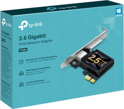 Сетевой адаптер 2.5G Ethernet TP-Link TX201 PCI Express