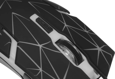 Мышь Оклик 701G черный оптическая 3600dpi USB для ноутбука 6but (1884623)