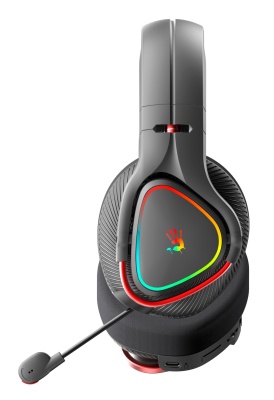 Наушники с микрофоном A4Tech Bloody MR710 черный 1.5м мониторные BT/Radio оголовье (MR710 BLACK)