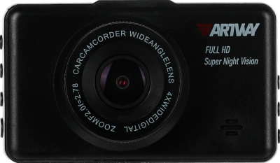 Видеорегистратор Artway AV-396 Super Night Vision черный 2Mpix 1080x1920 1080i 170гр.