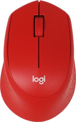 Мышь Logitech M280 красный оптическая 1000dpi беспров. USB 2but (910-004308)