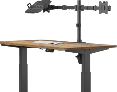 Кронштейн для монитора/ноутбука Cactus CS-VM-LH24-BL черный 17"-35" макс.20кг настольный поворот и наклон