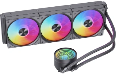 Система водяного охлаждения Bloody LC-11 ARGB Soc-AM5/AM4/1200/1700/1851 черный 4-pin 20-35dB Al+Cu 300W Ret (LC-11-ARGB360-BK)