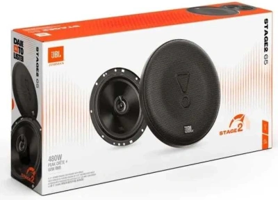 Колонки автомобильные JBL Stage2 65 240Вт 90дБ 4Ом 16.5см (6 1/2дюйм) (ком.:2кол.) коаксиальные двухполосные