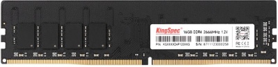 Память DDR4 16GB 2666MHz Kingspec KS2666D4P12016G RTL PC4-21300 CL18 DIMM UDIMM 288-pin 1.2В single rank Ret