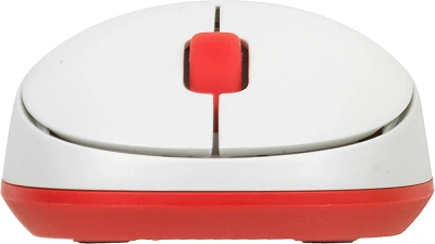 Клавиатура + мышь Logitech MK240 клав:белый/красный мышь:белый/красный USB беспроводная slim Multimedia (920-008160)