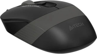 Мышь A4Tech Fstyler FM10S черный/серый оптическая 1600dpi silent USB 3but (FM10S USB GREY)