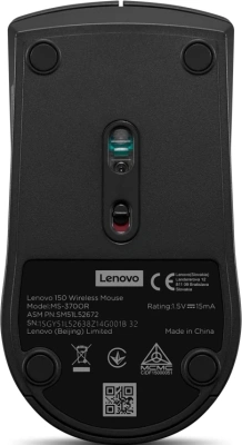 Мышь Lenovo 150 Wireless черный оптическая 1000dpi беспров. USB 2but (GY51L52638)