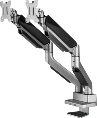 Кронштейн для мониторов Ultramounts UM718 серый 17"-35" макс.15кг крепление к столешнице поворот и наклон