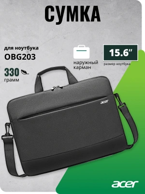 Сумка для ноутбука 15.6" Acer LS series OBG203 черный полиэстер (ZL.OTH11.026)