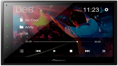 Автомагнитола Pioneer DMH-A345BT 2DIN 4x50Вт 6.8" ПДУ RDS