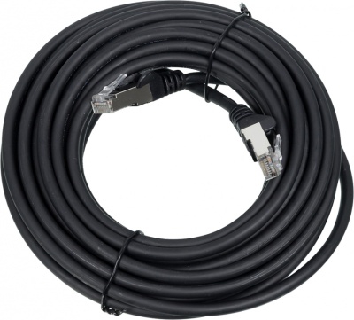 Патч-корд Lanmaster LAN-PC45/S5E-7.0-BK FTP RJ-45 вил.-вилка RJ-45 кат.5E 7м черный LSZH