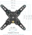 Кронштейн для телевизора Arm Media MARS-7 черный 20"-43" макс.25кг настенный поворотно-выдвижной и наклонный