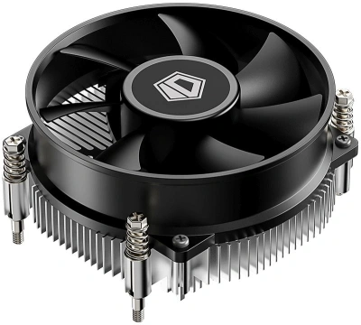 Устройство охлаждения(кулер) ID-Cooling DK-17A нет подсветки Soc-AM5/AM4 серебристый/черный 4-pin 25.8dB Al 65W 300gr Ret