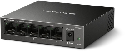 Коммутатор Mercusys MS105GS (L2) 5x1Гбит/с неуправляемый