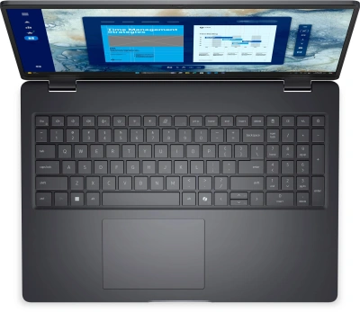 Ноутбук Dell Pro 16 PC16250 Core Ultra 7 255U 16Gb SSD512Gb Intel Graphics 16" IPS FHD+ (1920x1200) Linux grey WiFi BT Cam (PRO16-7655)
