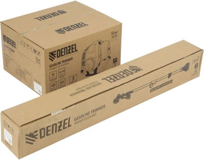 Триммер бензиновый Denzel DT-52S 3л.с. разбор.штан. реж.эл.:леска/нож