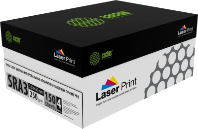 Бумага Cactus CS-LPSRA3250150 SRA3 марка A/250г/м2/150л./белый CIE170% для лазерной печати