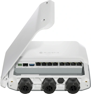 Маршрутизатор MikroTik RB5009UPr+S+OUT 10/100/1000/2500BASE-T/SFP+ белый