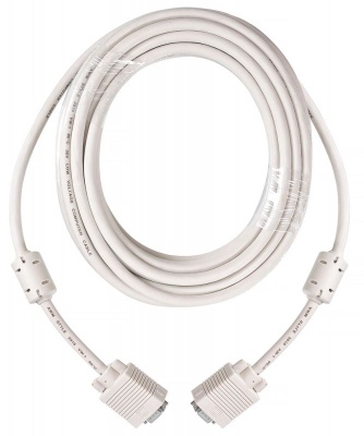 Кабель Buro CAB016S-10M VGA (m) VGA (m) 10м феррит.кольца серый