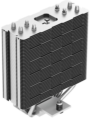 Устройство охлаждения(кулер) Deepcool AG400 LED RGB Soc-AM5/AM4/1200/1700/1851 серебристый/черный 4-pin 18-32dB Al+Cu 220W 614gr Ret (R-AG400-BKLNMC-G-1)