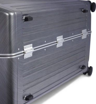 Чемодан Piquadro PQ-LM BV5213PQLM/NCU 42x37x80см 102л. 5.6кг. поликарбонат/натур.кожа серебристый