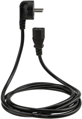 Шнур питания Rexant 11-1121 C13-Schuko проводник.:3x0.75мм2 1.8м 220В 6А черный